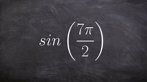 Evaluate sine given an angle where the terminal side is on the y axis