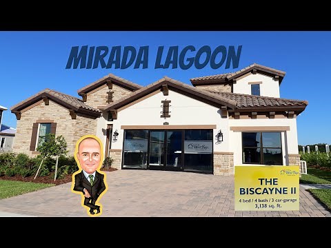 Biscayne II floor plan Homes by WestBay | Mirada San Antonio FL | New Home Tour