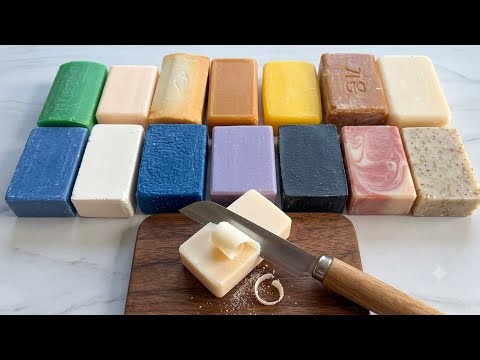 ASMR Satisfying Soap Carving & Slicing 🧼 Crisp Cutting Sounds (No Talking)