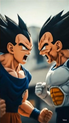 Goku Vs Vegeta 🤯🔥 #anime #goku #vegeta #aishorts