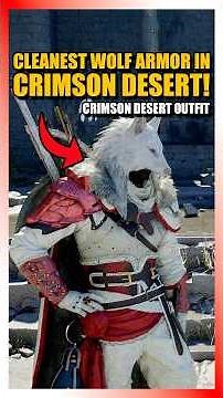 This is the CLEANEST WOLF ARMOR in Crimson Desert!!