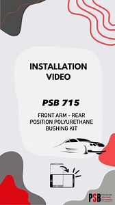 Ready to upgrade your VW Transporter T5&6 2003-2018? Check out our PSB 715 (front arm - rear bushings) installation video and see how easy it is to install polyurethane bushings yourself! Check out the full range on: https://psbushings.co.uk/product-category/vw/ - Europe For any queries DM us .⁣ .⁣ .⁣ #Bushings #Polyurethane #lubricationfree #polyurethane_bushings #VW #Transporter5 #Transporter6 #FrontBushings #RearBushings #swaybars #antirollbar #engineering #fastcar #innovation #machineshop #m
