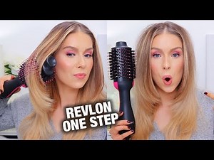 REVLON One-Step Volumizer Hair Dryer (Oval Brush) - Review & Demo