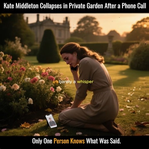 Kate Middleton Collapses in Private Garden After a Phone Call — Only One Person Knows What Was Said. #katemiddleton #katemiddletonstyle #katemiddletonnews #catherine #catherinemiddleton #royalfamily | Royal Family Stories