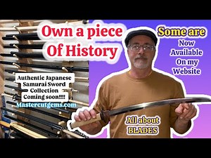 Own a piece of history authentic Japanese Samurai Swords Available in the USA #bladesmith #samurai