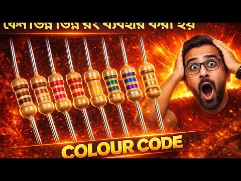 Resistor Colour Code সহজ কৌশলে শিখুন | ১ মিনিটে সব রং মনে রাখুন😱
