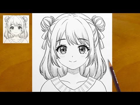 How to Draw a Kawaii Anime Girl – Step by Step
