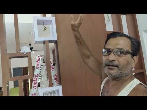 Elegant Wooden Partition Design ✨ | Modern Kerala Home Interior