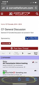 Forum Issue with Latest iPhone Update - CorvetteForum - Chevrolet Corvette Forum Discussion