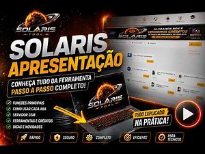 SOLARIS TOOL: CONHEÇA TODAS AS FUNÇÕES