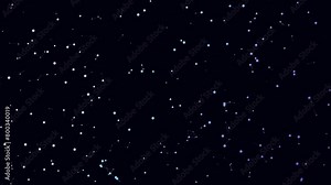 Dynamic Molecular Network: Floating Particle Animation Explores Interconnected Chemistry, Physics, Biology, and Technology with Abstract Visualization