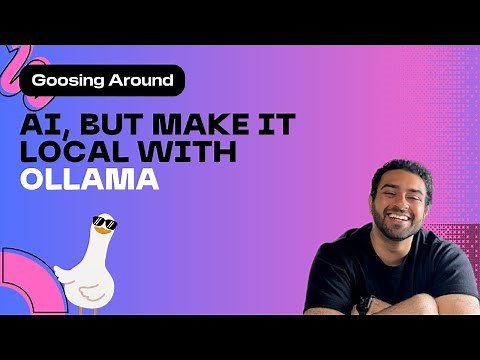 Goose + Ollama: Keep Your AI Agent and LLMs Local to Your Machine