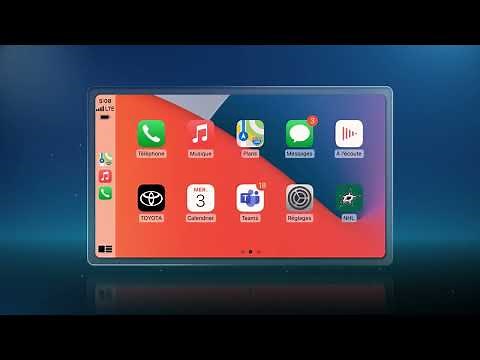 Système Multimédia Toyota – Apple CarPlay et Android Auto sans fil