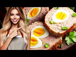 EASY Ground Pork Meatloaf Recipe (HOW to Make Meatloaf with Ground Pork and Boiled Eggs)