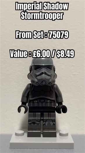 LEGO Minifigure | Imperial Shadow Stormtrooper #starwars #shorts #lego #imperial #stormtrooper