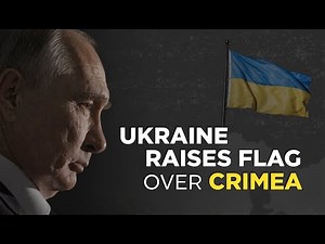 Breaking Moment: Ukraine’s Flag Flies Over Crimea