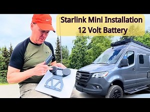 Starlink Mini 12 volt Battery Van Installation 2025 Winnebago Revel Successful