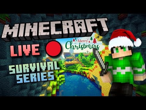 Minecraft survival series Day-1 Happy Christmas / Live stream 🛑