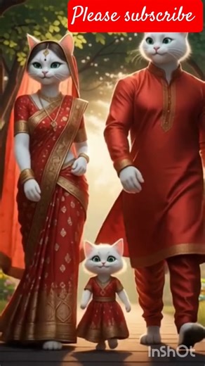 Cat family fashion walk #catfamily #kitty #fashion #catwalk