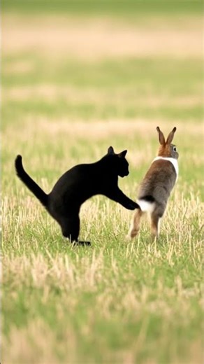 #cat vs rabbit #animals