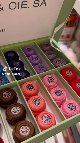 Opening boxes of DMC archive threads never gets old... #history #antiques #embroidery