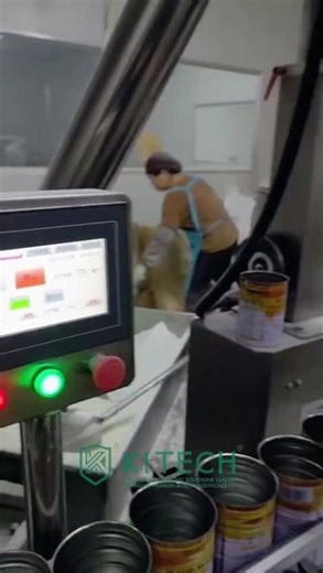 Protein Powder Can Filling Line | High-Speed Nutrition Powder Packaging Machine #machine