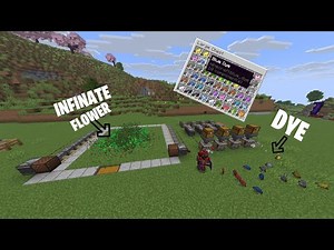 Minecraft Easiest Flower/Dye Farm Tutorial - 1.20+