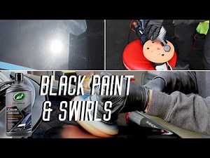 New Turtle Wax "Black" Polish on Some HAMMERED Black Paint... You Be The Judge!