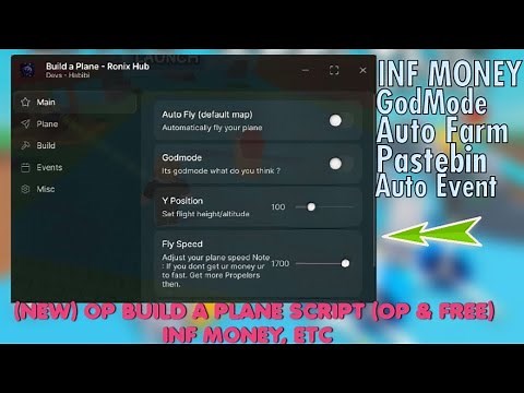 🔥 (NEW) Build A Plane Script – God Mode, Inf Money, Auto Farm, Get All Blood Items & More!