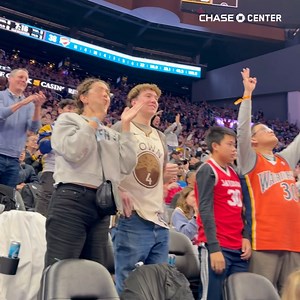 Getting loud in here 😌 | Chase Center