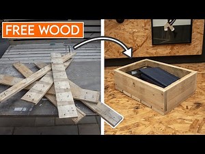 Making a Wooden Storage Box out of FREE PALLET WOOD