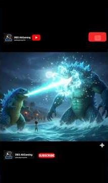 ⭐ “WHEN BABY GODZILLA TRUSTS A HUMAN…” #youtube #3danimation #cute #animation #tiktok