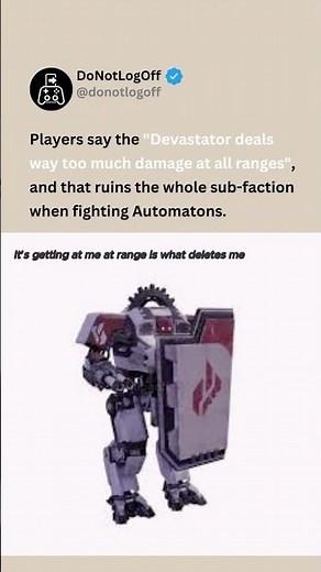 “Devastator and its way too high damage" deletes helldivers 2 players at any range😳🔥 #helldivers2