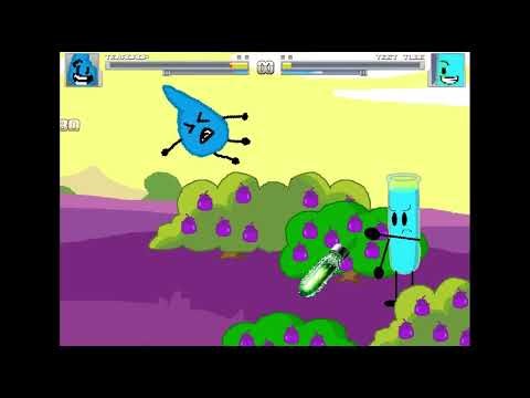 Teardrop VS. Test Tube (BFDI vs. Inanimate Insanity) | M.U.G.E.N
