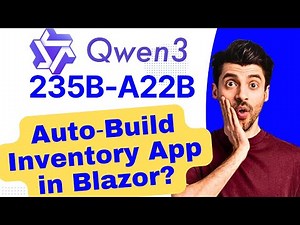Blazor Inventory System with AI Qwen3‑235B in VS Code | No Cost