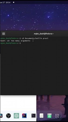 cd: too many arguments solved !!