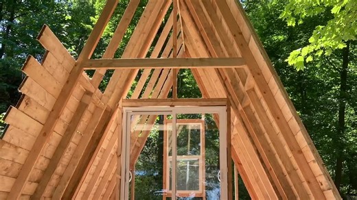 Easy-to-build A-frame Cabin (PDF CAD) - Highly Detailed Cabin-building Plans - Etsy