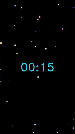 ⏳ 33 Second Countdown Timer | Confetti Animation | Time's Up Alert