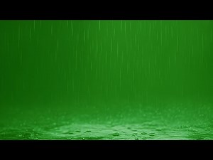 Heavy rain green screen | Green screen rain effect