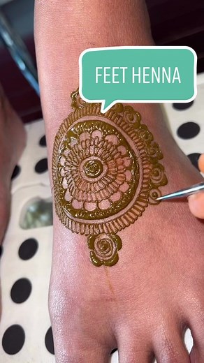 Easy Feet Henna Rose Tutorial | Henna by Nav