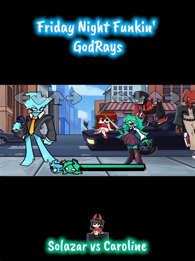 Friday Night Funkin' GodRays: Solazar vs Caroline Showdown