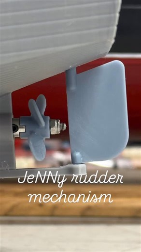 JeNNy rudder mechanism is ready. 100% printed! Of course excepting servo itself) | Print rc dream