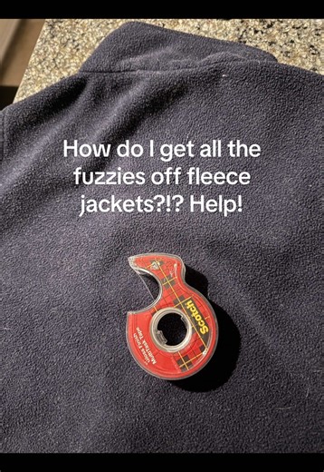 2am musings…how does one get all the fuzzy bits and bobs off of fleece jackets? #latenight #schooluniform #momduty #school #momhacks