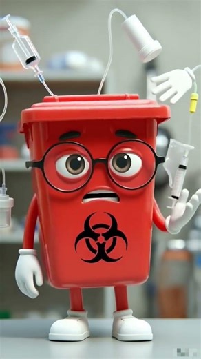 Biomedical waste management me color coding bahut important hoti hai.Red bin