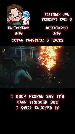Resident evil 3 Remake Platinum #4
