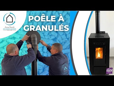 TUTO : Installation poêle à granulés |Groupe Anne Bault #renovation #annebault #travaux #btp