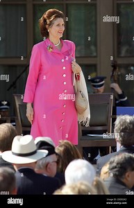NO FILM, NO VIDEO, NO TV, NO DOCUMENTARY - Lynda Bird Johnson Robb, daughter of President Lyndon Johnson, attends dedication ceremonies for the new George W. Bush Presidential Center in Dallas, Texas, USA, Thursday, April 25, 2013. Photo by Paul Moseley/Fort Worth Star-Telegram/MCT/ABACAPRESSS.COM Stock Photo - Alamy