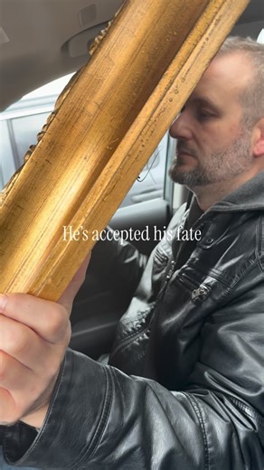 Lauren Reynolds on Instagram: "He is engaged to a crazy antique lady and has accepted his fate 🤣 #antiques #humor #antiquehumor #husbandhumor"