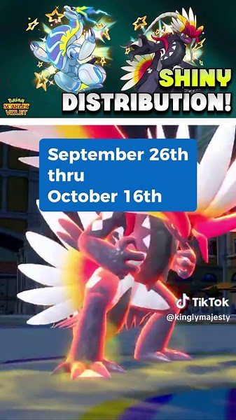 Shiny Koraidon and Miraidon Gift Codes Coming Soon!