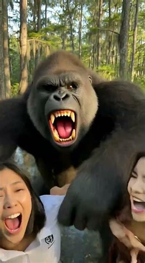 Gorillas appear
